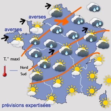 Pas de période durablement calme, mais un week-end très doux