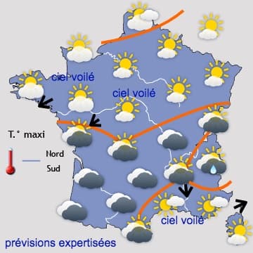 Retour des pluies au Sud, puis du beau temps par le Nord ! 