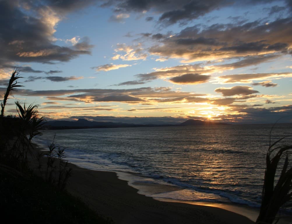 le soleil se couche en Espagne