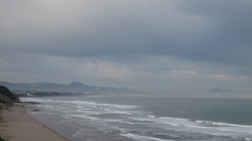 Matin d'automne sur la côte Basque