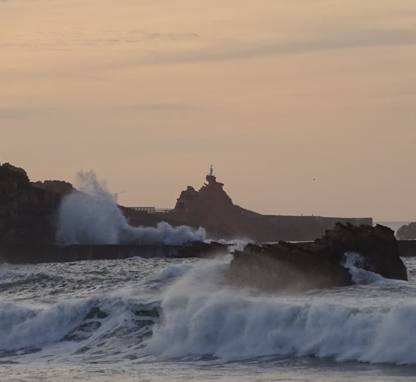 Mer agitée....