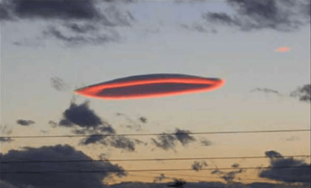 Nuage du soir avant orage