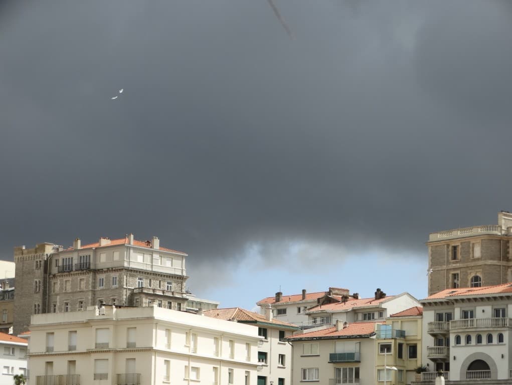 Une aprés-midi météo trés instable