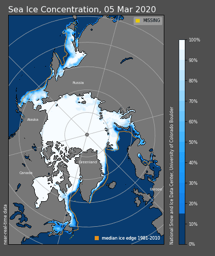 Image d'illustration pour La banquise s'étend... au coeur d'un hiver doux! Késaco?