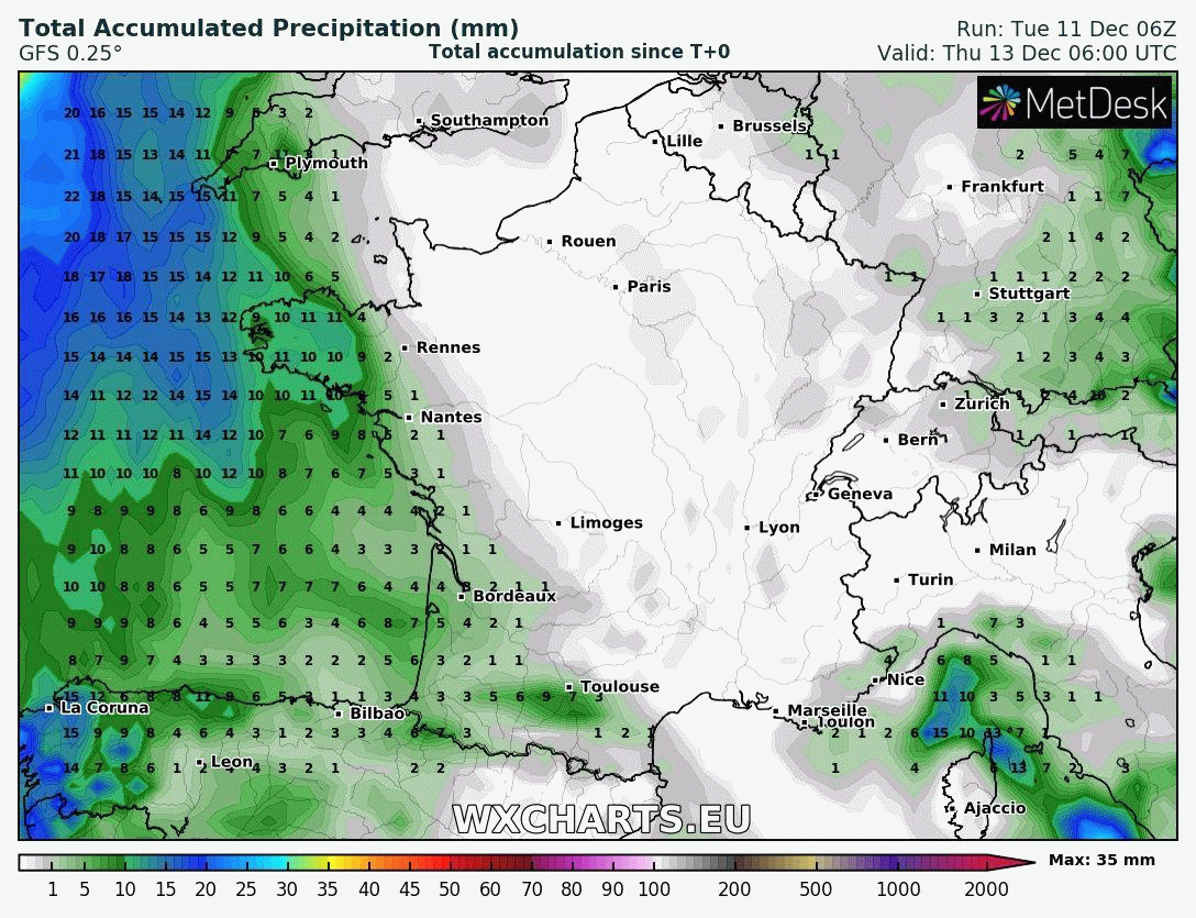 Image d'illustration pour Une première décade humide et une sécheresse en retrait