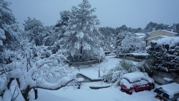 Image d'illustration pour Retour sur l'épisode neigeux exceptionnel de mars 2010 en Méditerranée