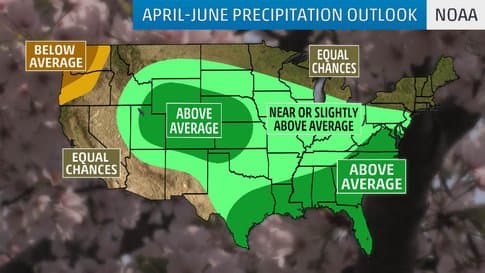 Image d'illustration pour Risque d'inondations printanières majeures aux Etats-Unis