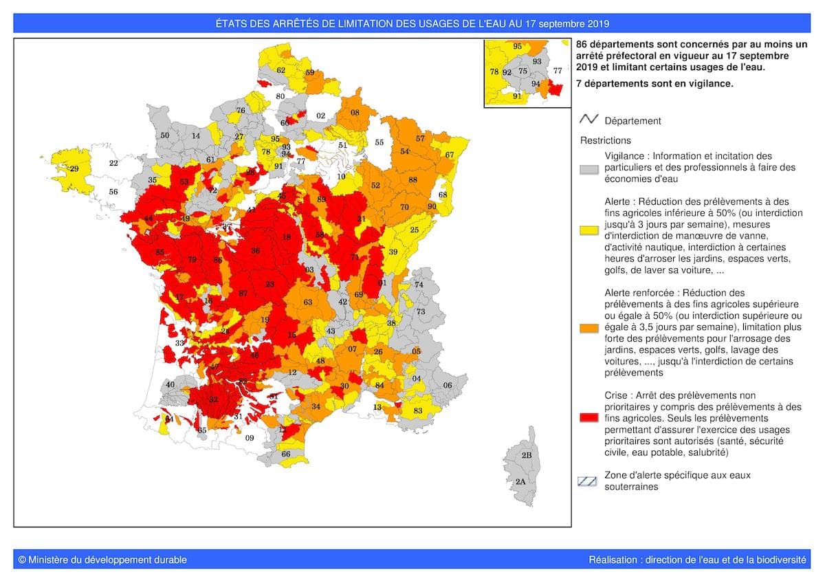 Image d'illustration pour Cours d'eau en France : crues après la sécheresse...