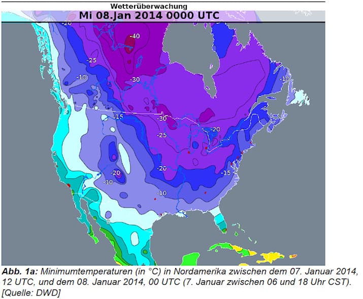Image d'illustration pour Bilan de la vague de froid et de neige en Amérique du Nord