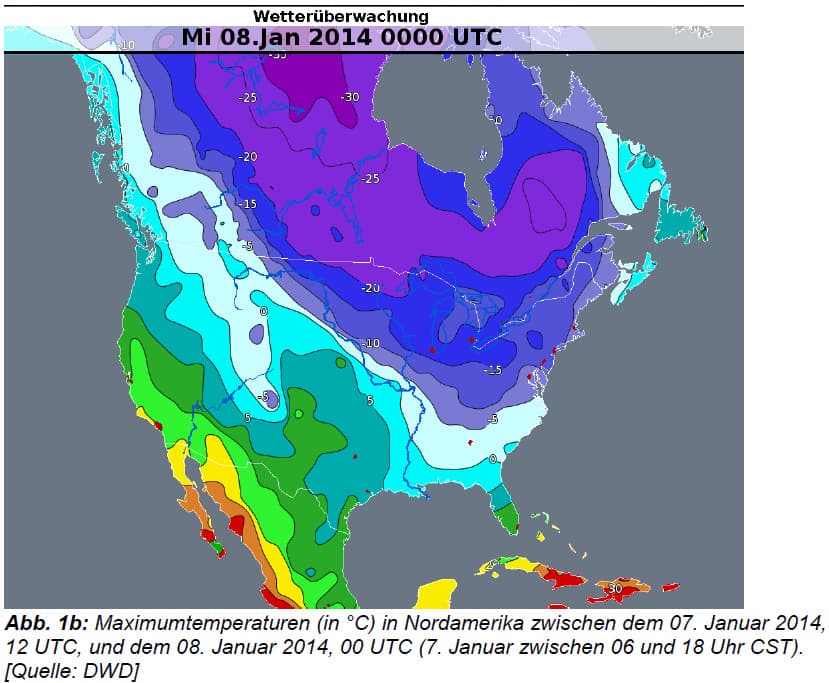 Image d'illustration pour Bilan de la vague de froid et de neige en Amérique du Nord