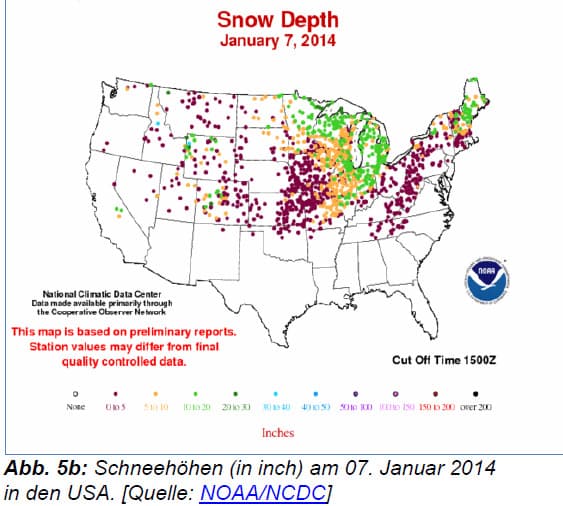 Image d'illustration pour Bilan de la vague de froid et de neige en Amérique du Nord